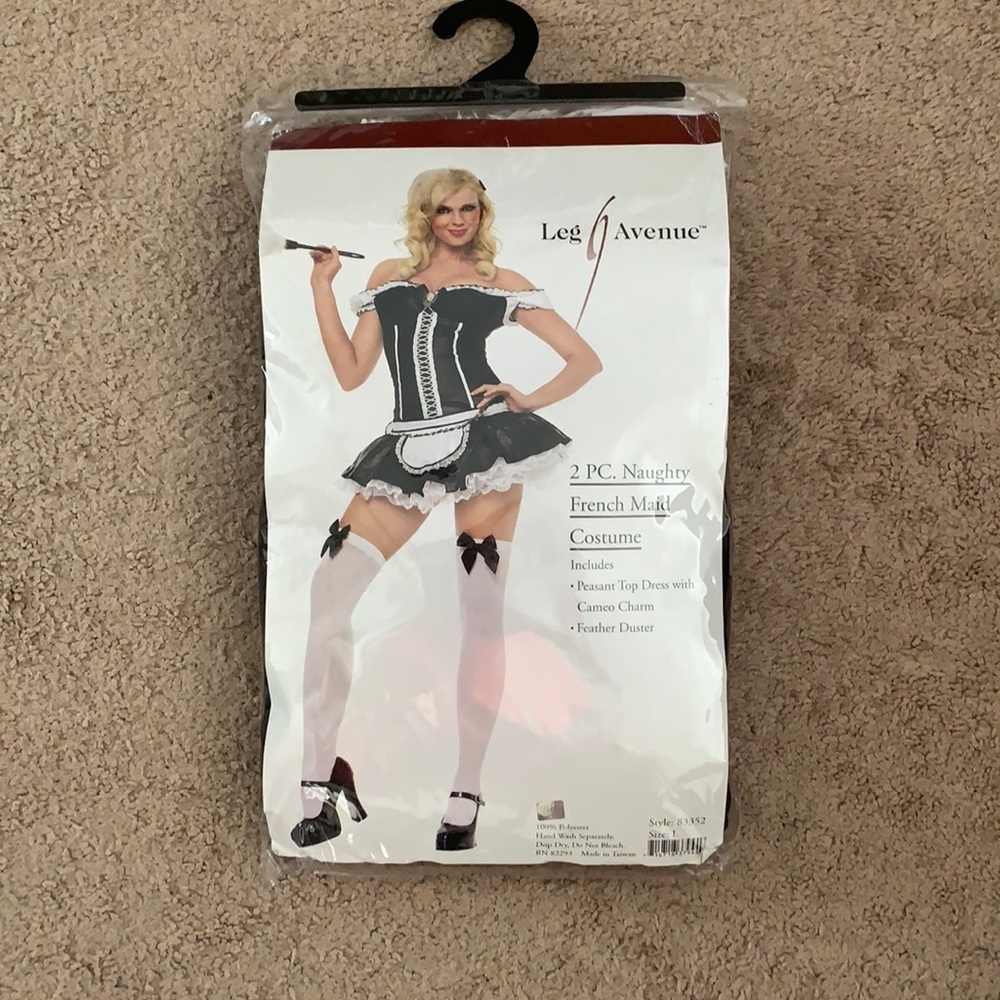 2 PC. Naughty French Maid Costume